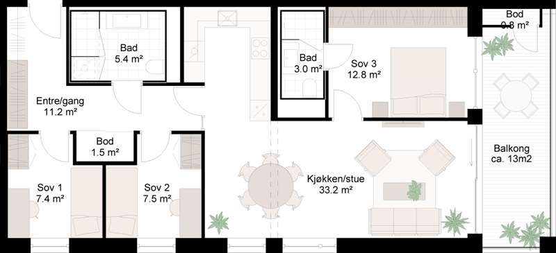 Plantegning 1